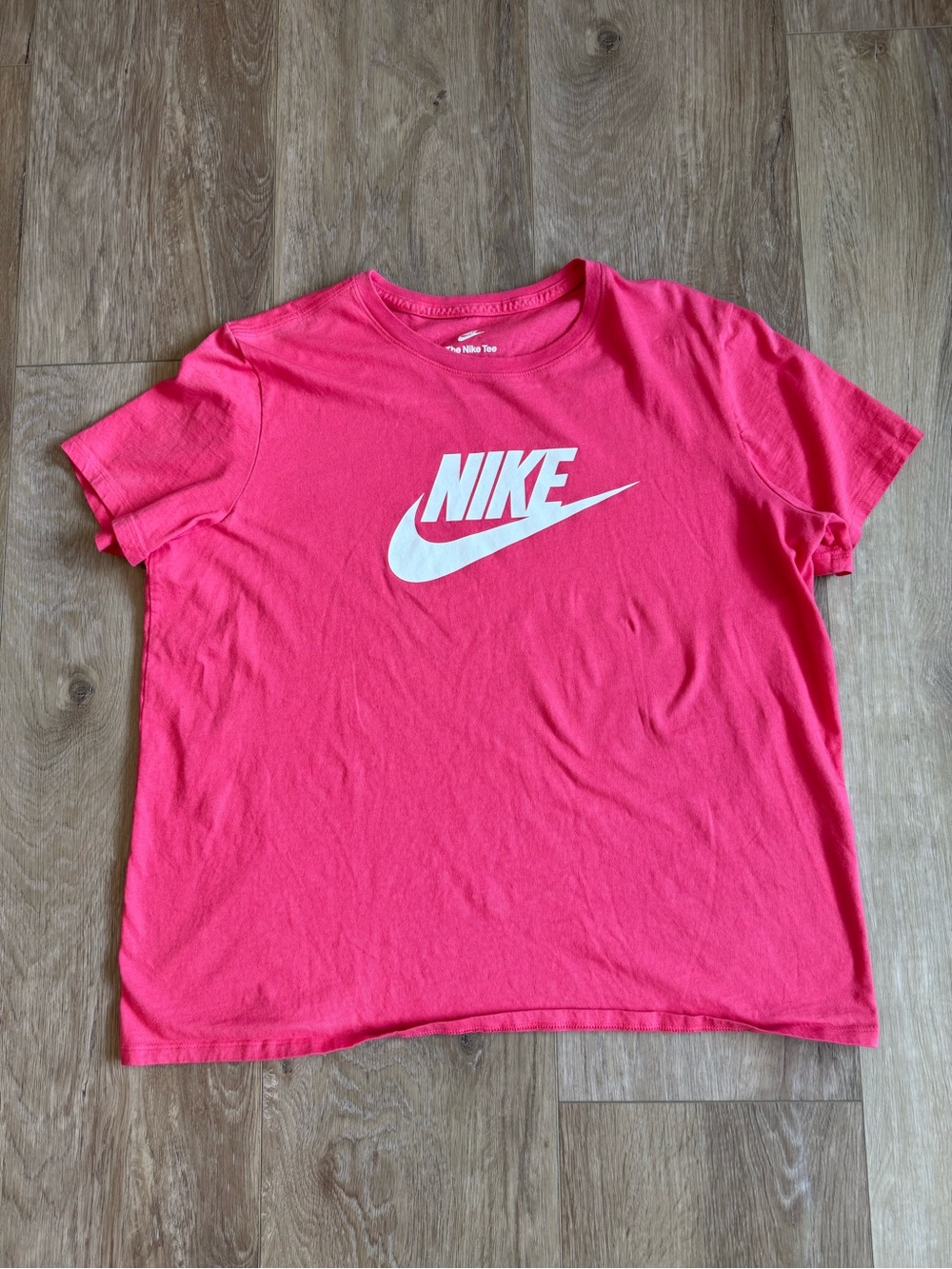 Nike Women Pink Logo T-Shirt